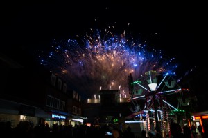 Ein Foto vom Feuerwerk auf dem Tibarg