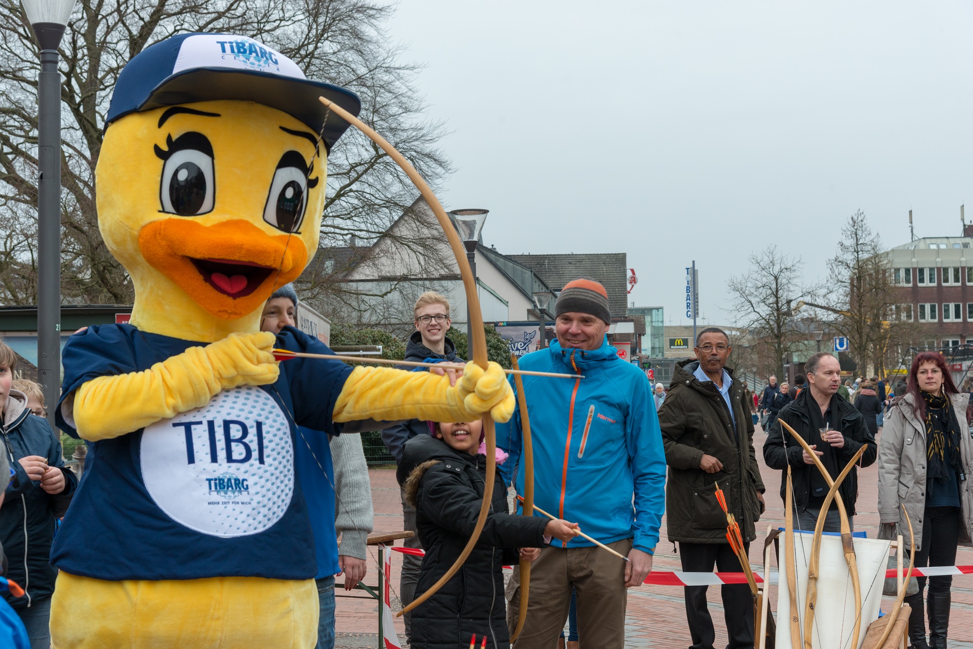 Bogenschießen mit TIBI